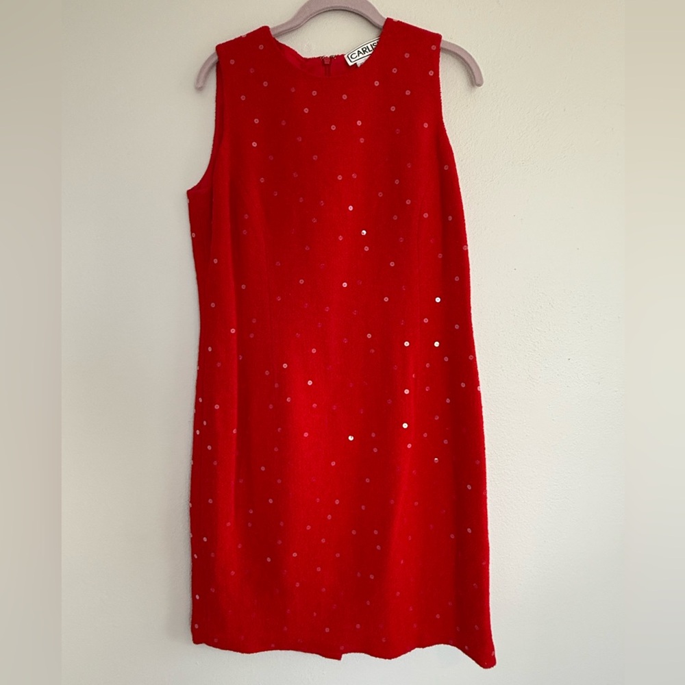 Carlisle Red Sequin Mini Dress